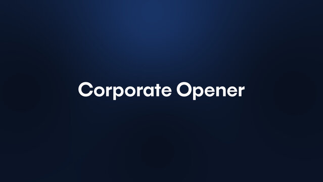 Corporate Text Opener