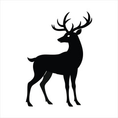 deer silhouette vector
