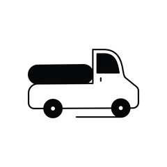 Pickup Truck Vector icon