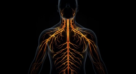 Human Anatomy: Nervous System Visualization
