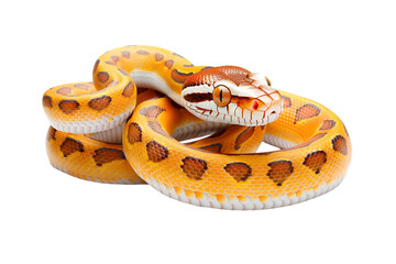 Obraz premium Albino ball python morphs guide care sheet temperament size lifespan health issues and more information in transparent background