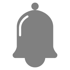 Bell symbol icon vector shadow 1