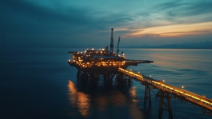 Using machines and robots to do jobs in the oil and gas industry, making things more efficient and safe.