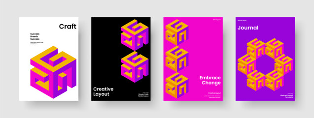 Obraz premium Modern Book Cover Layout. Geometric Report Design. Abstract Business Presentation Template. Flyer. Brochure. Poster. Banner. Background. Advertising. Pamphlet. Notebook. Leaflet. Handbill. Catalog