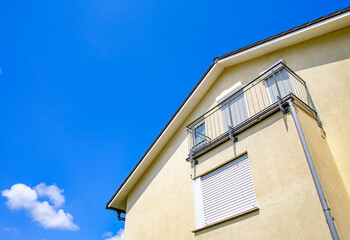 typical apartment house in austria