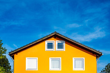 typical apartment house in austria