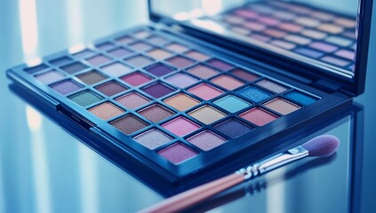 Eyeshadow Palette  Brush.