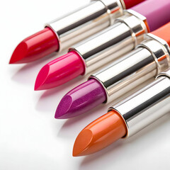 Obraz premium close up of various colorful lipsticks