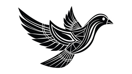 Abstract Bird Logo template.Creative Dove Logotype business technology concept symbol