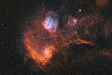 Fototapeta premium Nebulosity and Cluster Complex in Auriga