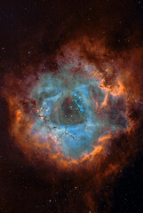 Fototapeta premium Rosette Nebula and Satellite Cluster (NGC 2244)