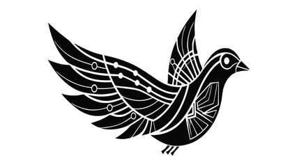 Abstract Bird Logo template.Creative Dove Logotype business technology concept symbol