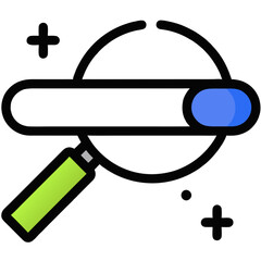 Obraz premium Search Magnifying Glass Icon Design