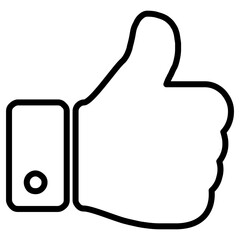 Like symbol icon logo line