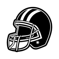 American football helmet graphic illustration