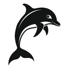 Obraz premium Dolphin Silhouette Vector 