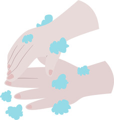 Washing Hands Procedure Illustrations