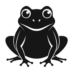 Frog Silhouette Vector 