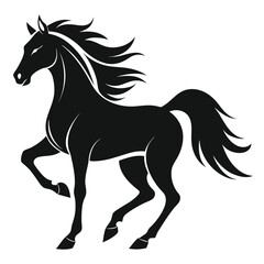 Obraz premium Horse Silhouette Vector 