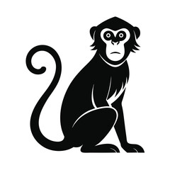 Monkey Silhouette Vector 