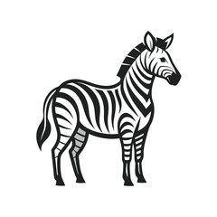 Zebra Line Art Vector