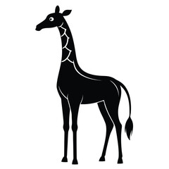 Giraffe Silhouette Vector 