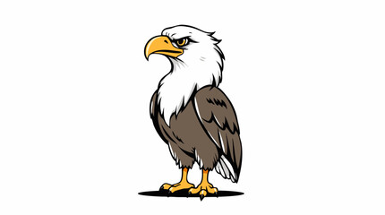 Fototapeta premium Bold Cartoon Eagles – Majestic & Expressive Bird Mascots