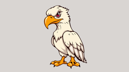 Fototapeta premium Bold Cartoon Eagles – Majestic & Expressive Bird Mascots