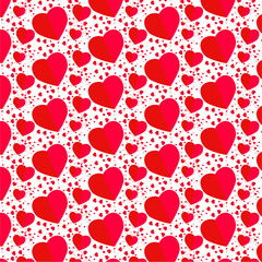 Love Heart Repeat Pattern design.