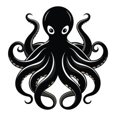 Octopus Silhouette Vector 
