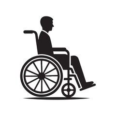 disabled man in wheelchair