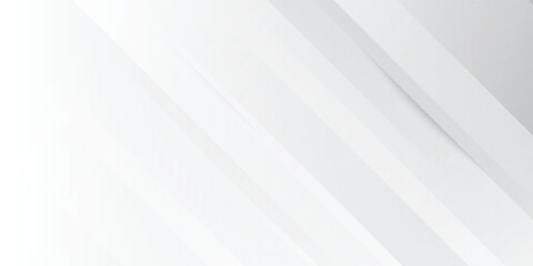 Fototapeta premium Abstract white background. Minimal geometric white light background modern