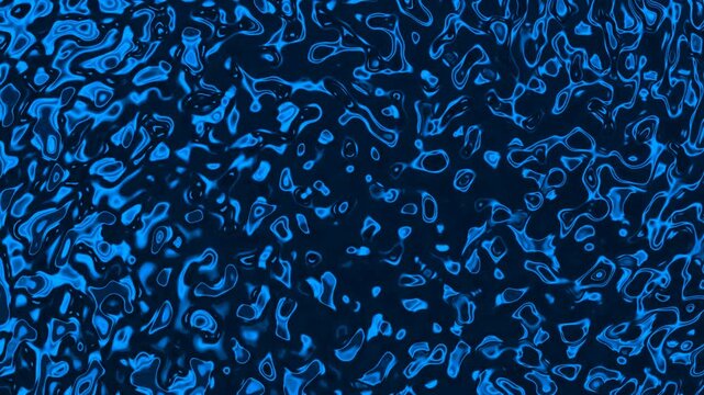 Dark blue paint flowing abstract background. Deep art ink. Shiny blue liquid