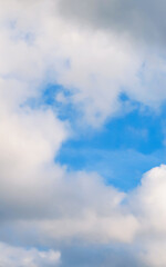 Blue Sky With Clouds Background