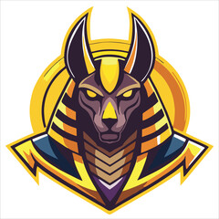 Gaming character mascot logo design for team esport gaming vector