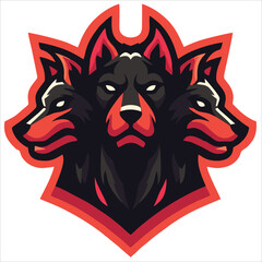 Gaming character mascot logo design for team esport gaming vector