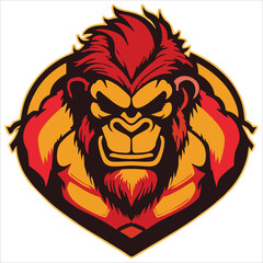Gaming character mascot logo design for team esport gaming vector