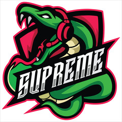 Gaming character mascot logo design for team esport gaming vector