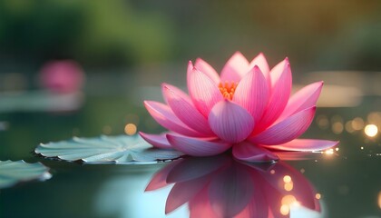 pink lotus flower
