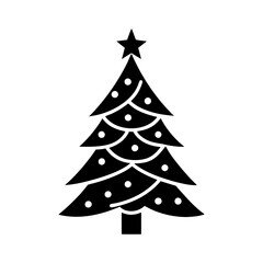 christmas tree icon symbol vector art