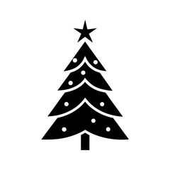 christmas tree icon symbol vector art