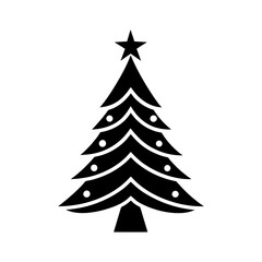 christmas tree icon symbol vector art