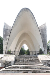 Mausoleum of three leaders on park
