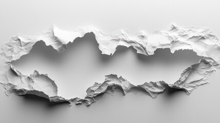 Obraz premium hole in paper