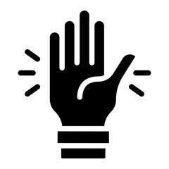 hand up icon