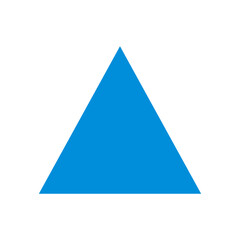 Fototapeta premium triangle icon, triangle symbol, vector illustration