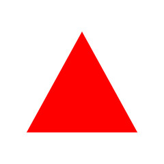 Fototapeta premium triangle icon, triangle symbol, vector illustration