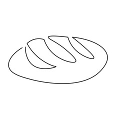 One Line Bread 1