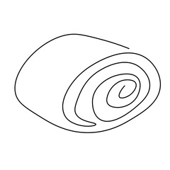One Line Bun