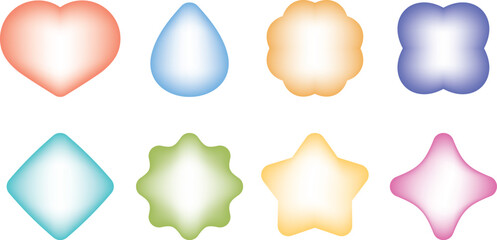 Various freeform gradient shape sets